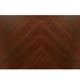 Dining Table With Leaf And Unique X Design Base - Cherry