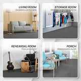 Yes4All EVA Interlocking Foam Floor Mats Grey 12-Tiles