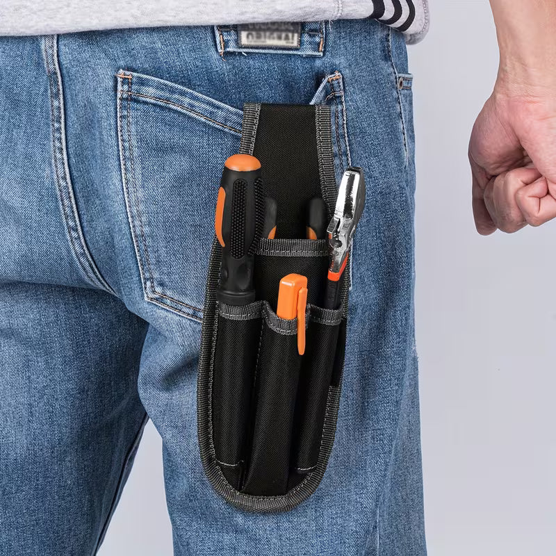 Tkigznw Tool Pouch 4-Pocket Tool Organizer with Belt Tool Bag