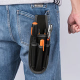 Tkigznw Tool Pouch 4-Pocket Tool Organizer with Belt Tool Bag