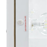 Jacey - Complete Vanity With Lightbulbs - Glossy White