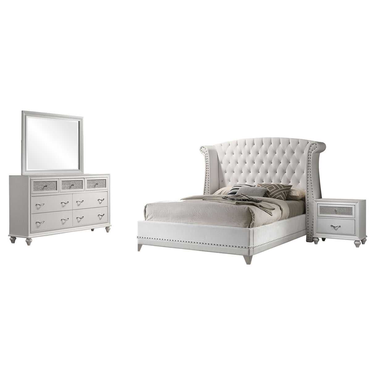 Randall - Bedroom Set With Wingback Bed