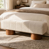 Modern Upholstered Dining Bench