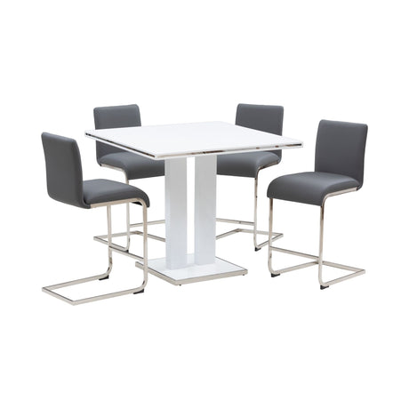Amanda - Dining Table Set With Stools