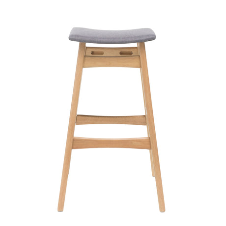 Modern Bar Stool Set With Upholstered Seating
