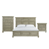 Whit-Ash - Panel Bedroom Set