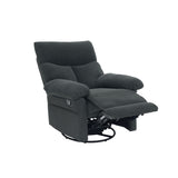 Swivel Rocker Recliner Chair With Manual Recline For Living Room