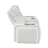 Electra - Power Reclining Set With Power Headrests, Massage And LED Lighting
