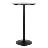 Pebble - Mid Century Modern Table Adjusts From Dining To Bar