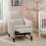 Kiersten - Contemporary Fabric Pushback Recliner