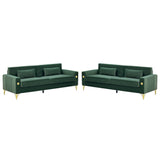 2 Pieces Sofa Sofa Set With Removable Cushions For Home Apartment