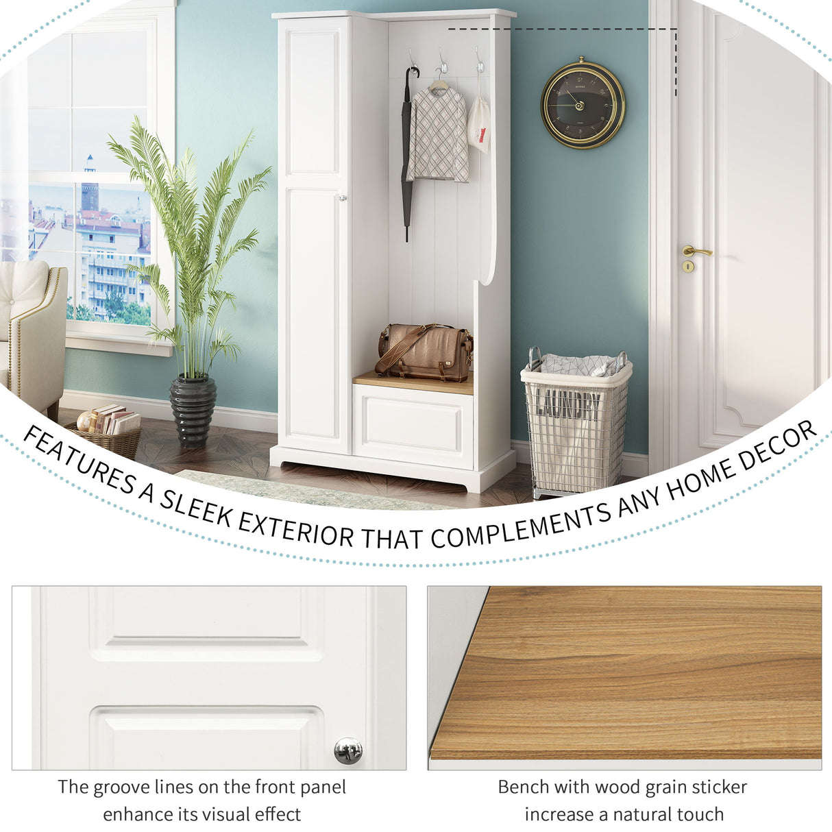 Hall Tree With Flip Up Bench