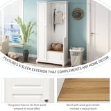 Hall Tree With Flip Up Bench