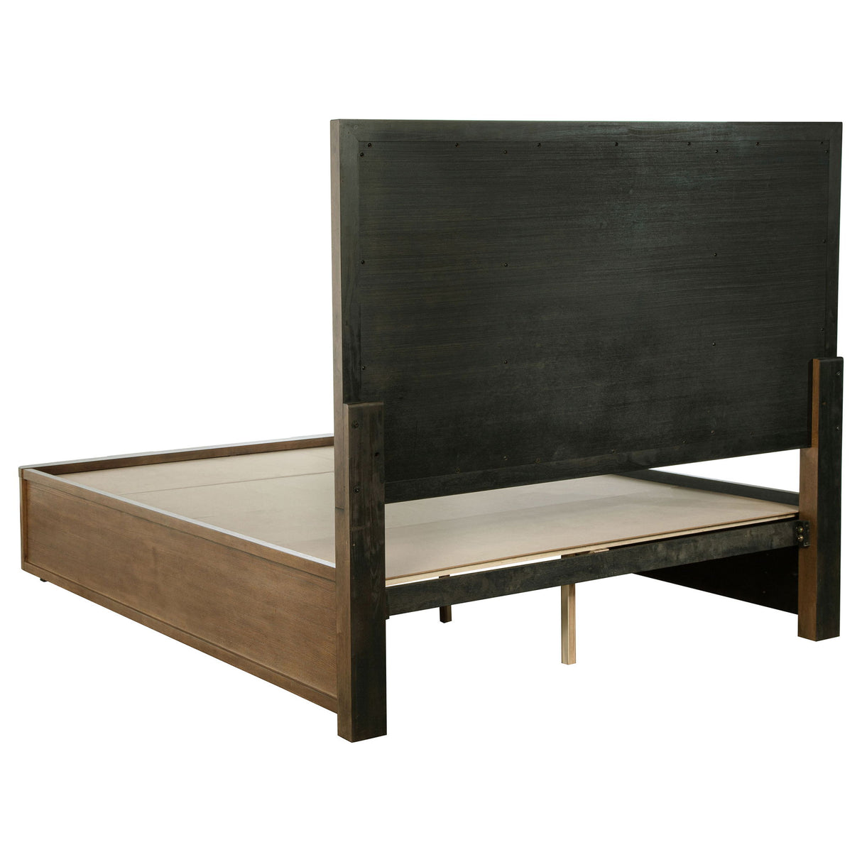 Moraga - 4 Piece Queen Bedroom Set With Fluted Headboard - Ash Brown