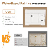 Modern Bathroom Vanity With 2 Drawers