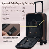 Hardside Luggage Set 5 Piece With Front Opening