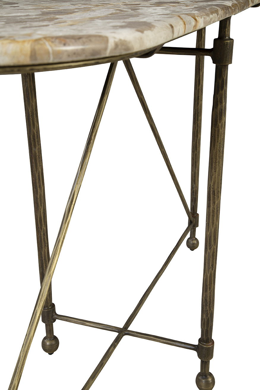 Colmar - Console - Beige / Gold