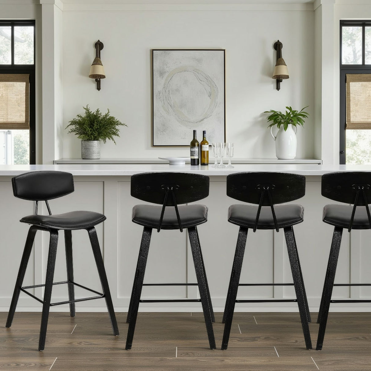 Fox - Mid-Century Modern Bar Stool