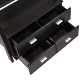 Blackburn - 3 Piece Ladder Bookshelf Set With Modular Design - Cappuccino
