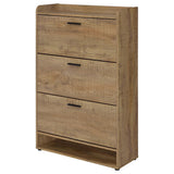 Claire - 3 Tier Shoe Cabinet - Brown