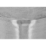 Drum Accent Side Table, Elegant Design