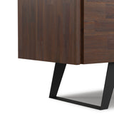Lowry - TV Media Stand - Distressed Charcoal Brown