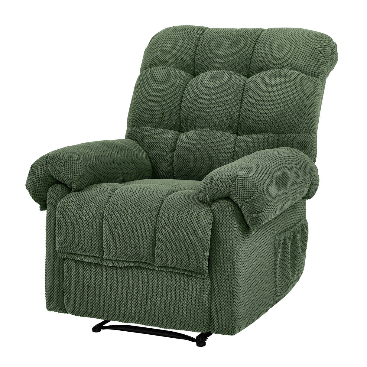 Manual Recliner, Padded Footrest