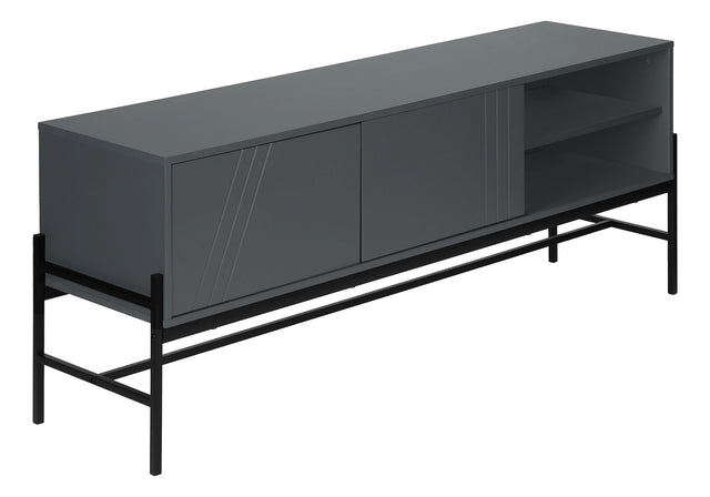 TV Stand, Console, Media Entertainment Center, Storage Cabinet, Contemporary And Modern - TV Stands - Alpine Outlets