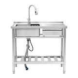 Freestanding Utility Sink With Accents