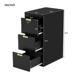 Wall Mounted Floating Cabinet With Side Cabinet Combo, Rectangular Ceramic Sink Vanity