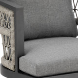 Zella - Outdoor Patio Swivel Counter Stool Set