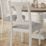 Tannen - Dining Side Chair (Set of 2) - White And Gray - Chair Sets - Alpine Outlets