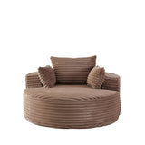 Modern Single Sofa With Backrest Pillow For Living Room