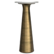 Nicollette - Side Table - Antique Brass - Side Tables - Alpine Outlets