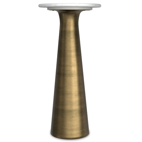 Nicollette - Side Table - Antique Brass - Side Tables - Alpine Outlets