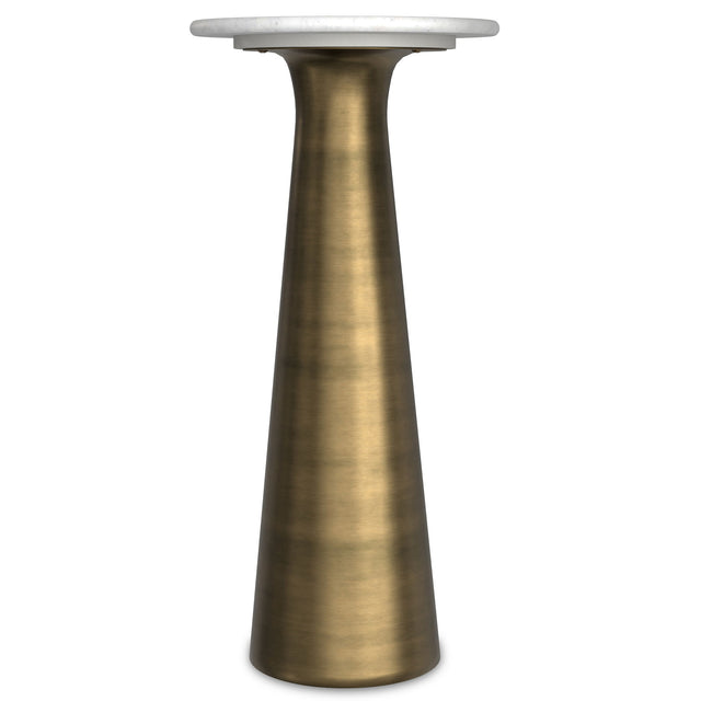 Nicollette - Side Table - Antique Brass - Side Tables - Alpine Outlets