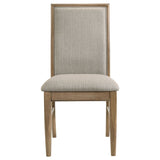 Dreydon - 5 Piece Round Dining Table Set With Chairs - Light Brown