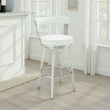 Bryant - Swivel Bar Stool With Silver Frame