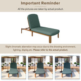 Outdoor Chaise Lounge With Adjustable Backrest