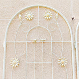 Metal Garden Trellis Rustproof Trellis For Climbing Plant Outdoor Flower Support