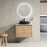 Wall Mounted Bathroom Vanity & Art Sink & 1 Soft Close Door