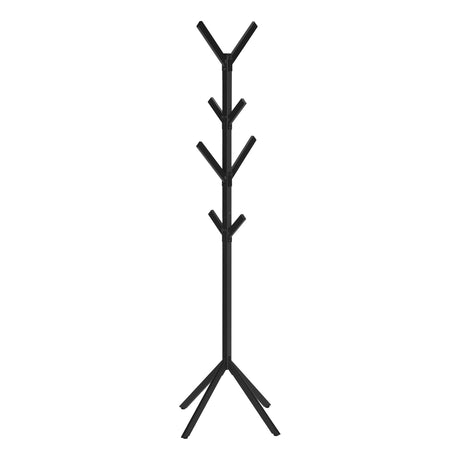 Coat Rack, Hall Tree, Free Standing, 8 Hooks, Entryway, Contemporary & Modern - Freestanding Coat Racks - Alpine Outlets
