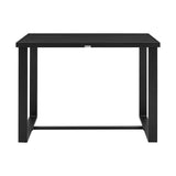 Alegria - Outdoor Patio Bar Height Dining Table In Aluminum