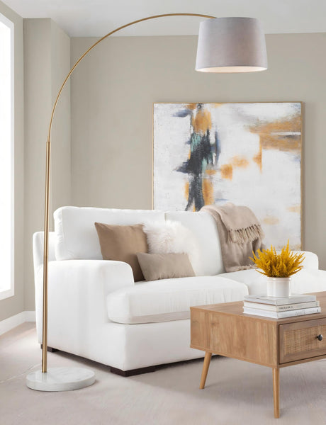 March - Contemporary Floor Lamp & Elegant Finish