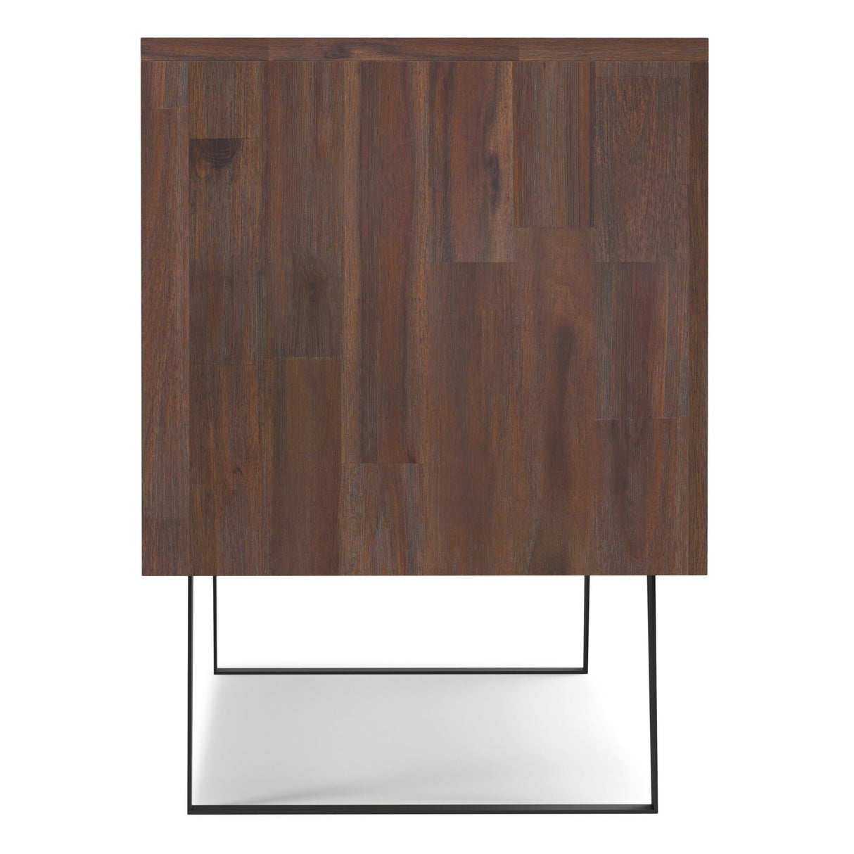 Lowry - TV Media Stand - Distressed Charcoal Brown