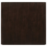Dining Table With Drop Extension Leaf Table With Foldable Ends For Compact Spaces - Brown