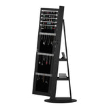 Swivel Jewelry Cabinet With Full Length Mirror