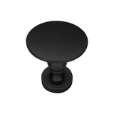 Round Accent Table, Indoor / Outdoor - Black