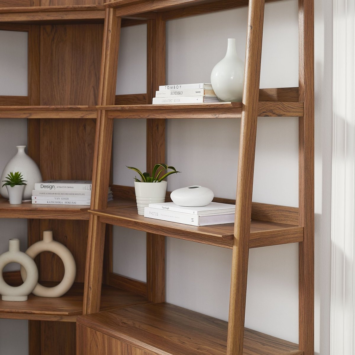 88" 3 - Piece Wood Corner Bookshelf Set with Wide and Narrow Units - Bookcases available at Alpine Outlets in Denver