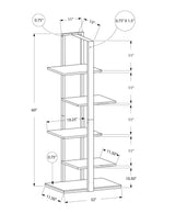 Bookshelf, Bookcase, Etagere, 5 Tie For Office, Contemporary & Modern - Etageres - Alpine Outlets